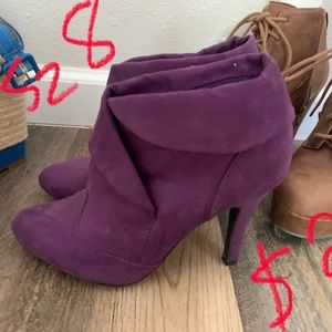 Purple boots